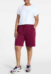 Shorts d'été 2027 en tricot pour femme, 100 % coton French Terry, Bermuda, doux, confortables, unis, diverses couleurs - Product Image 2