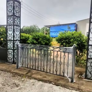 Custom Wrought Iron Balcony Railing Stylish Railings for Balcony Exterior Use Decorative Strong Durable Anti Rust Metal Design - Product Image 2