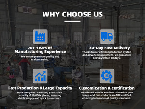 304 Stainless Steel Triply Double <b>Ear</b> Vertical Stripe Short Body Professional Non Stick Dishwasher Safe Gas Induction Ready - Product Image 5