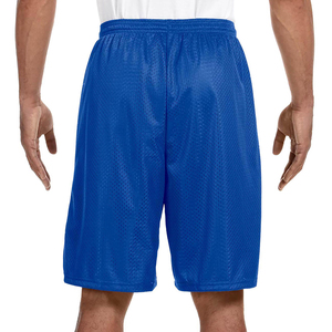 Shorts en mesh entièrement personnalisables, style streetwear, séchage rapide, shorts de sport pour la gym avec deux poches latérales, nouvelle arrivée shorts en mesh - Product Image 2