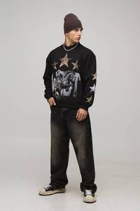 OEM Screen Printed <b>Custom</b> Men's Sweatshirt Personalized Long Sleeve Streetwear Casual Wear <b>Custom</b> Design Apparel Top Clothing - Product Image 6