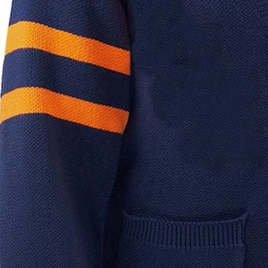 เสื้อคาร์ดิแกนไหมพรม/อะคริลิกสีกรมท่าสำหรับปีใหม่  รับสั่งทำสีและปักลาย  เสื้อถักนิตติ้งสำหรับชมรม มหาวิทยาลัย วิทยาลัย  สำหรับทุกเพศ - Product Image 5