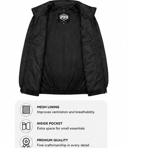 Custom Men's <b>Lightweight</b> Windbreaker <b>Jacket</b> <b>Waterproof</b> Windproof Outdoor Hiking <b>Running</b> Sports Casual Zipper Hooded Breathable - Product Image 6