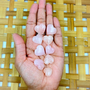 Colgante de Corazón Mini de Morganita Natural Hecha a Mano, Gema de Cristal Rosa para Joyería, Regalo de Rajastán al por Mayor - Product Image 6