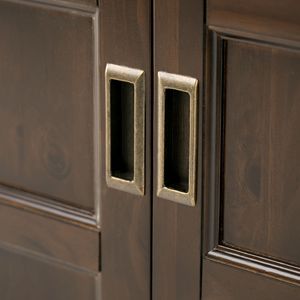 Mueble Bajo de Almacenamiento Color Marrón Caoba Burlington para Sala de Estar - Product Image 4