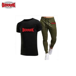 2021Men Casual Tracksuit Summer Clothes Sportswear Two Piece Set <b>T</b> Shirt Brand <b>Track</b> Clothing Male Sweat suit Sports Suits - Product Image 2