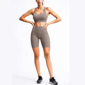 Ensemble de yoga pour femmes, ensemble de sport à séchage rapide, ensemble de soutien-gorge de sport et leggings - Product Image 1