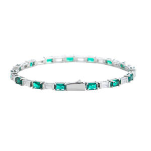 Best Quality Custom Lab Grown Diamond Luxury Tennis Bracelet for <b>Men</b> Women 925 Silver Hip Hop Jewelry Wedding Anniversary Gifts - Product Image 2