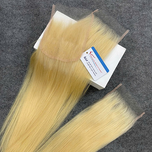 Cabello Humano Vietnamita al por Mayor con Cierre de Encaje, Color Natural, Liso y Ondulado, Puntas Gruesas, Parte Libre, Calidad Premium - Product Image 6