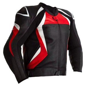 Chaquetas de Motocicleta de Cuero Genuino de Alta Calidad, Transpirables e Impermeables, de Manga Larga, Precio Razonable, para Todas las Temporadas - Product Image 1