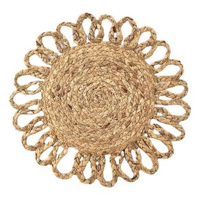 New Items Seagrass Placemats <b>Set</b> Woven Straw Bamboo Plate Chargers Coasters <b>for</b> Home <b>Dining</b> & Wedding <b>Table</b> Decoration - Product Image 4