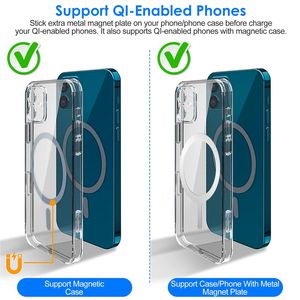 Caricabatterie Wireless Magnetico per Auto con Supporto per Bocchetta dell'Aria MagSafe, 15W Wireless per Telefoni Serie IOS 12/13/14, Supporto per Cellulare - Product Image 3