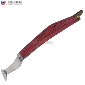 Cuchillo para Pezuñas LIPUMA NERO Fiber Hoof, para Zurdos, Hoja de Acero Inoxidable de 26 cm con Mango de Fibra de Madera Roja, Profesional para el Cuidado de Pezuñas de Caballos - Product Image 4