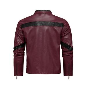 Veste de moto en cuir véritable d'hiver décontractée pour hommes, couleur personnalisée régulière, respirante, coupe-vent, fermeture à glissière chauffante antibactérienne - Product Image 3