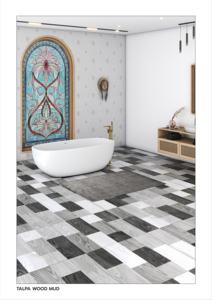 กระเบื้องพอร์ซเลน Urban Matt ขนาด 600x600 มม. 60x60 ซม. 24x24 นิ้ว ผิวเซรามิกเรียบ ทนทาน เหมาะสำหรับปูพื้นและตกแต่งผนังภายในอย่างมีสไตล์ - Product Image 3