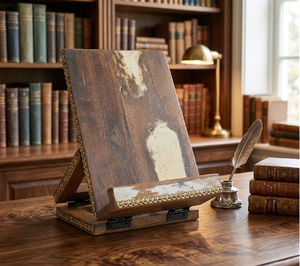 Soporte de madera para teléfono, soporte de escritorio de madera para teléfono, soporte portátil de madera para teléfono de oficina, soporte de madera para iPad, soporte de lectura para libros en la cama - Product Image 6