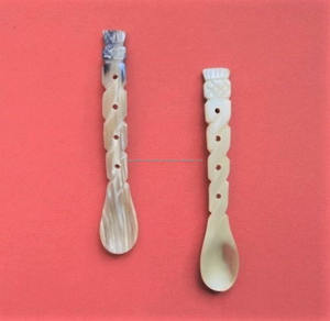 ช้อนเสิร์ฟสลัดทำจากเขาควาย คุณภาพดี ด้ามยาว - Product Image 2