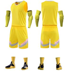 Vente en gros de maillots de basket-ball personnalisés sans manches, taille plus, pour adultes, ensemble uniforme, vêtements de sport réversibles, 100% polyester respirant - Product Image 3