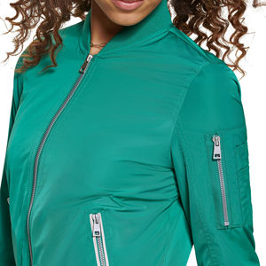 Nouvelle veste bomber élégante pour femme, fermeture éclair, respirante et coupe-vent, pour les fêtes d'automne et d'hiver, veste bomber pour femme - Product Image 4