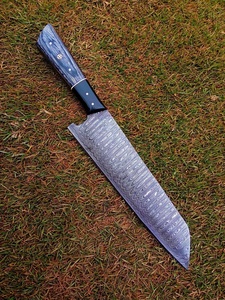 Couteau de Chef Artisanal en Acier Damas de Haute Qualité avec Manche en Micarta et Étui en Cuir – Couteaux à Découper Professionnels en Gros - Product Image 5