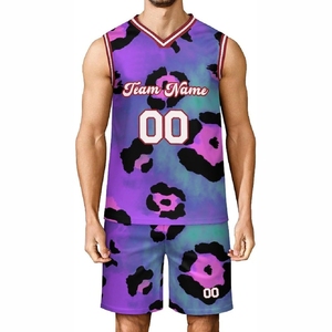 Tenues de basketball personnalisées pour hommes, grandes tailles, été, respirantes, séchage rapide, ensemble maillot et short de sport - Product Image 1