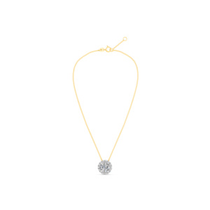 Collar de Oro Sólido de 14K, 9K, 10K y 18K con Diamantes de Laboratorio, Certificado IGI, Fabricante de Joyería Fina Ética, Venta al Por Mayor, RJC OEM ODM NK706506 - Product Image 3