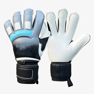 Gants de gardien de but professionnels en latex allemand, antidérapants, respirants, coupe-vent, en nylon tricoté, avec protection des doigts en caoutchouc, pour l'extérieur - Product Image 6