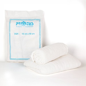 Gaze absorbante à bas prix, 18 mètres, rouleau de pansement médical professionnel en coton pour hôpital, clinique et premiers secours - Product Image 6