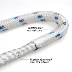 Cuerda de Nailon de Alto Rendimiento de 8 mm, Cuerda Trenzada Multiusos para Amarre Marino, Pesca, Camping, Supervivencia al Aire Libre, Resistente - Product Image 2