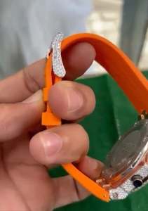 Montre tendance pour homme sertie de diamants Moissanite VVS, style Iced Out, le meilleur cadeau de bijouterie de mode - Product Image 6