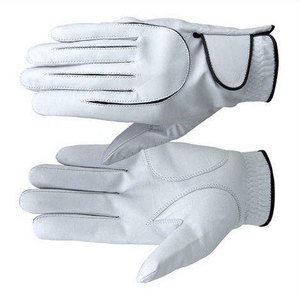 Gants de golf en cuir de chèvre véritable sur mesure pour hommes, gants de golf professionnels en cuir avec impression de logo, design élégant - Product Image 5