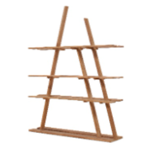 Mueble Comercial, Estantería Triangular, Estilo de Diseño Minimalista de Indonesia, con Estructura de Madera de Teca - Product Image 3