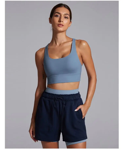 Sujetador Deportivo de Yoga y Pilates, Sin Costuras, Antideslizante, con Soporte Medio, para Correr y Hacer Ejercicio, para Mujer - Product Image 2