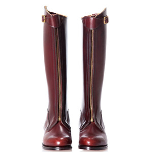 Custom Waterproof Genuine Leather Upper Steel Toe Unisex Autumn/Winter Rubber PU Injection High Top Hiking Polo <b>Boots</b> - Product Image 6