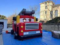 Château Gonflable Commercial Personnalisé en PVC pour Intérieur/Extérieur, Combinaison Automobile et Trampoline, Marque QY, Vente Chaude en Usine