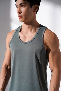 Fitness Wear Men Tank Top for Sale / Breathable and Comfortable Fit Men Cheapest Price Tank Top With OEM Service - Product Image 3