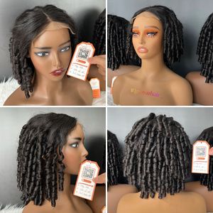Venta al por mayor Raw Curly textura pelucas de cabello humano para las mujeres negras 180% densidad Hd peluca Frontal de encaje completo extensiones de cabello Remy - Product Image 3