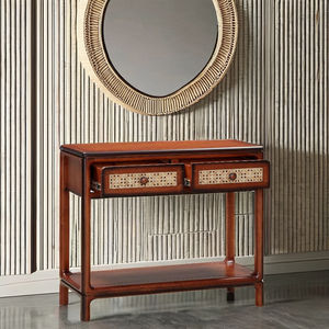 LAYTON Collection Table console en bois Mobilier de salon Meilleure qualité Bois massif Chêne/Acacia/Pin du Vietnam Meilleur prix - Product Image 1