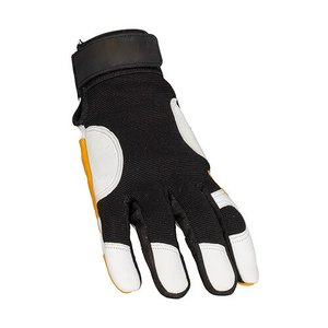Hot Sale Driving Sport Men Safety Mechanic Working <b>Glove</b> Sheepskin Yellow White Leather Industrial Work <b>Gloves</b> - Product Image 5