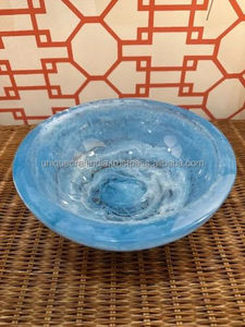 ชามสลัดทำจากเรซินตั้งโต๊ะเป็นมิตรต่อสิ่งแวดล้อมแบบปรับแต่งได้อุปกรณ์รับประทานอาหารดีไซน์ใหม่สำหรับบ้านและสวน - Product Image 6