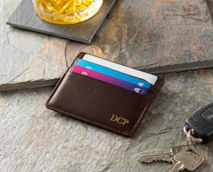 Custom Genuine Leather <b>Card</b> <b>Holder</b> RFID Blocking Credit <b>Card</b> Case Men's Slim Pocket Business <b>Card</b> <b>Wallet</b> LNCR-0003C - Product Image 4