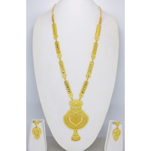 Joyería Antigua India chapada en oro de moda de latón puro indio nupcial boda desgaste joyería conjunto de collar de alta calidad - Product Image 2