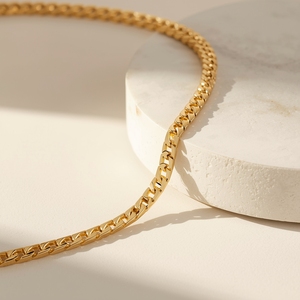 Cadena de Oro Real de Venecia del Este, Collares de Oro de 9K, 10K y 14K para Mujer, Collares con Colgante Fino, Joyería de Oro Sólido, Collar con Cadena de Caja - Product Image 6