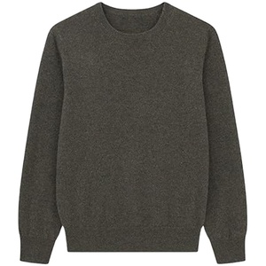 Sweat-shirt à col rond pour femme, couleur unie, manches longues, tricoté, 100% coton, respirant, vêtements d'automne - Product Image 5