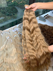 Extensiones de Cabello al Por Mayor de Alta Calidad, 100g, 28 Pulgadas, Cabello Humano Virgen, Color Marrón, Ondulado Natural - Product Image 6