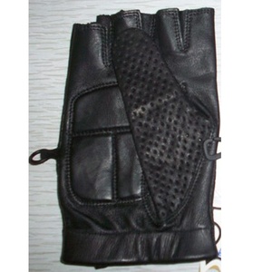 Gants de cycliste en cuir de chèvre de haute qualité, nouveau style, demi-doigts, respirants, été, fermeture Twist Lock, unisexe, Keven Impex KI-1653 - Product Image 2