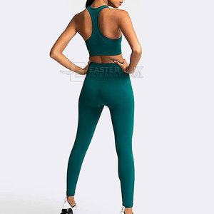 Conjunto de Yoga para Mujer, Superventas, MOQ Bajo, Color Sólido, Último Diseño, Precio al por Mayor - Product Image 3