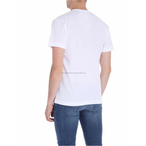 T-shirts à manches courtes en coton et fibre de bambou pour hommes, col rond, logo personnalisé sur le devant, tie-dye, écologiques, respirants, anti-rétrécissement, coupe classique - Product Image 4