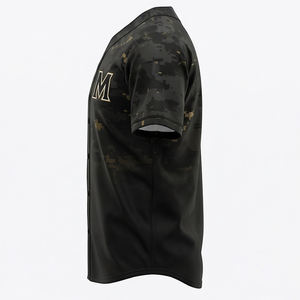 Camiseta de Béisbol Moderna con Camuflaje Urbano, Secado Rápido, Ligera, Uniforme Deportivo, MALUZA INDUSTRIES, Camiseta Personalizada - Product Image 4