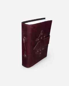 Leather Journal Notebook with Star Stud Design | Refillable Writing Diary Embossed Leather Journal for Writing & Sketching - Product Image 3